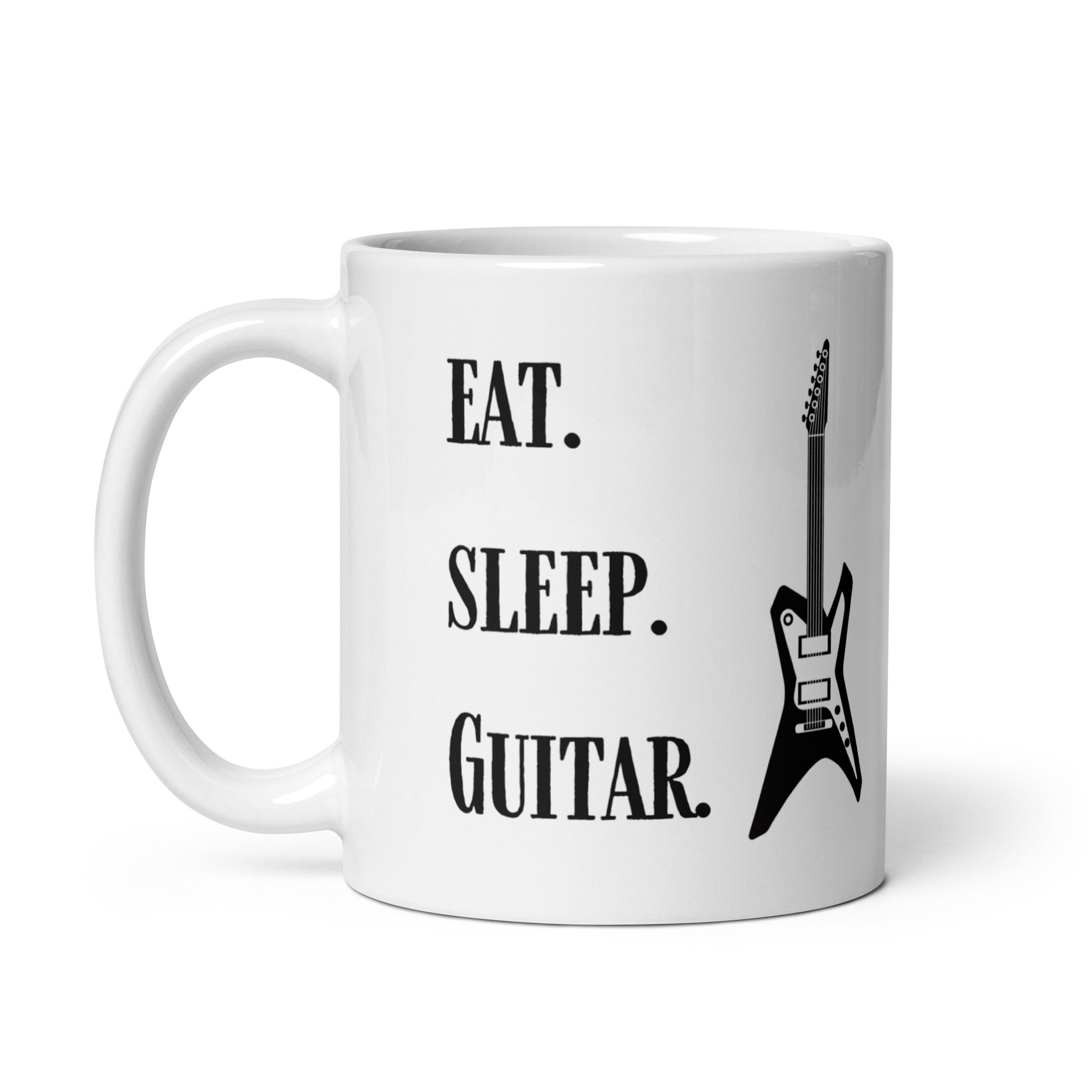 11 Oz. Eat Sleep Guitar Coffee Mug