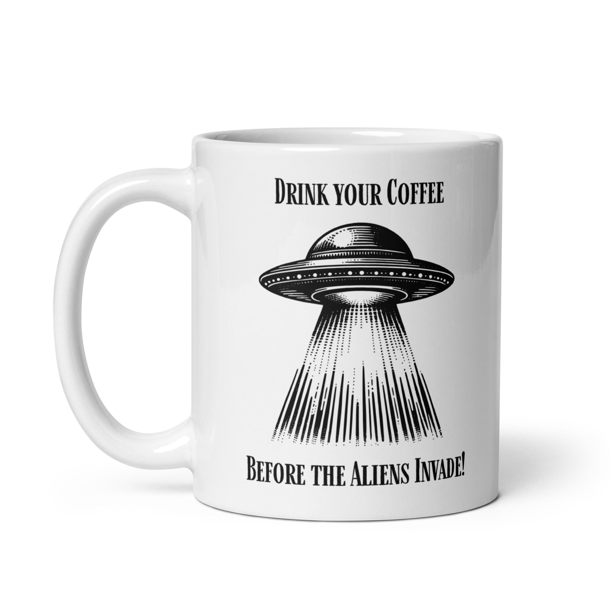 11 Oz Coffee before Aliens Mug